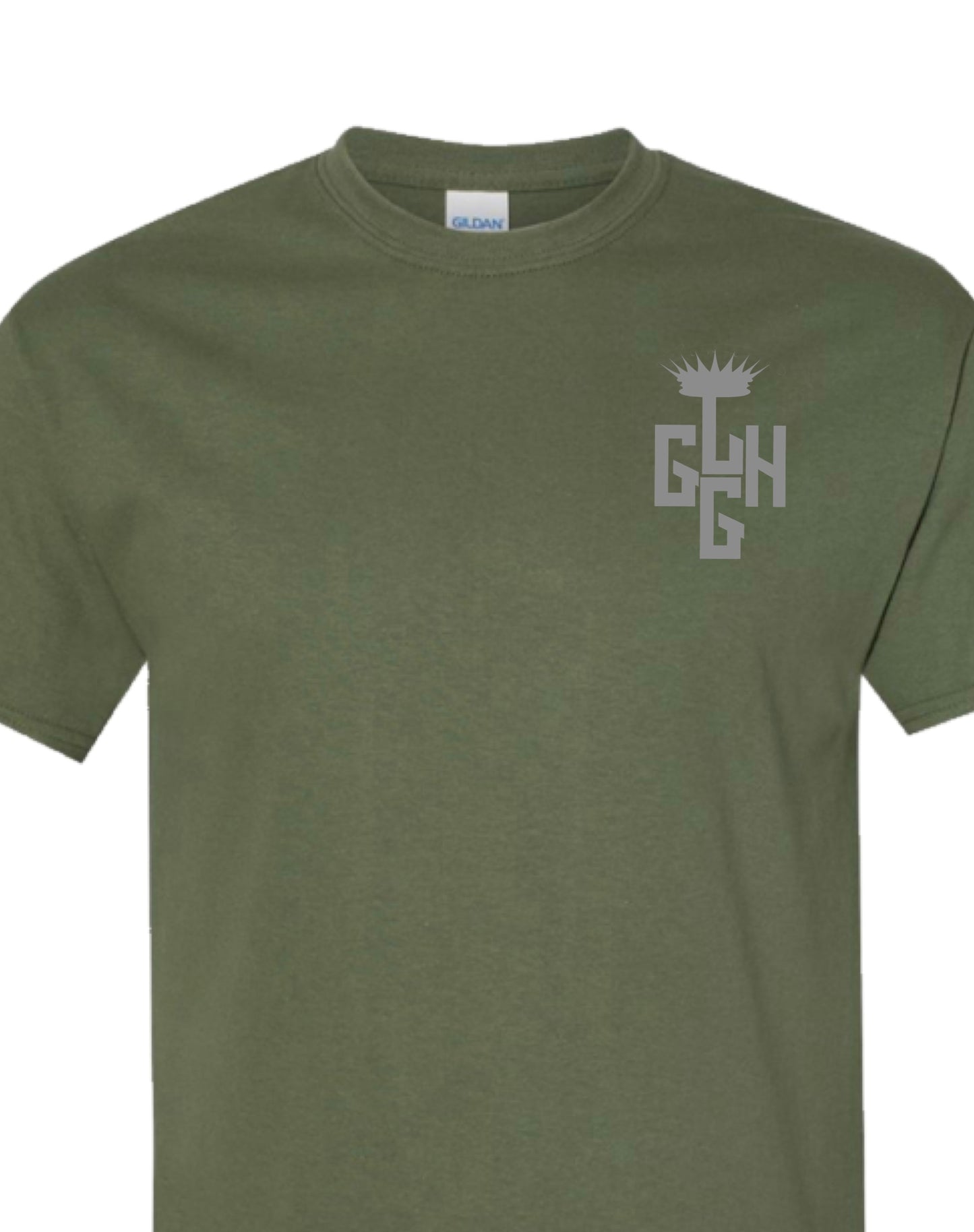 T-SHIRT - LOYAL-T (Army Green/Grey)