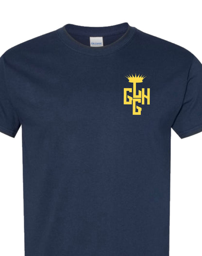 T-SHIRT - LOYAL-T (Navy/Yellow)