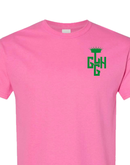 T-SHIRT LOYAL-T (Pink/Green)