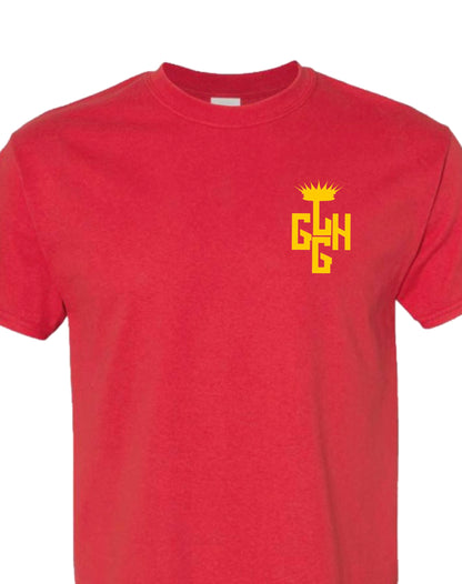 T-SHIRT - LOYAL-T (Red/Yellow)