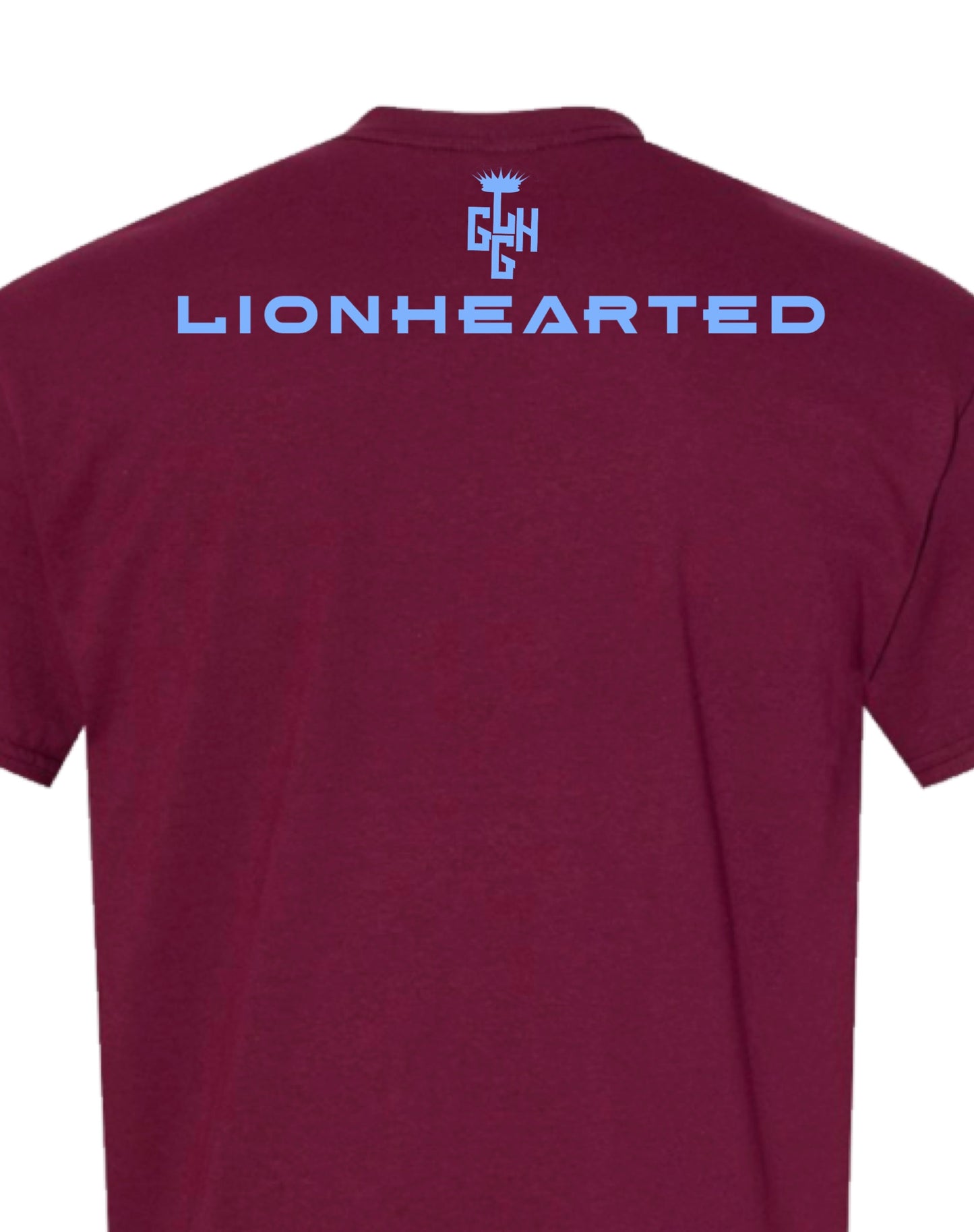 T-SHIRT - LOYAL-T (Maroon/Sky Blue)