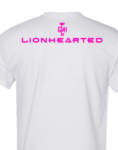 T-SHIRT LOYAL-T (White/Hot Pink)