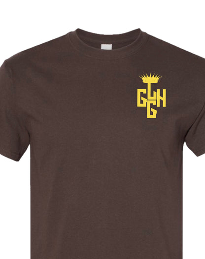 T-SHIRT LOYAL-T (Brown/Yellow)