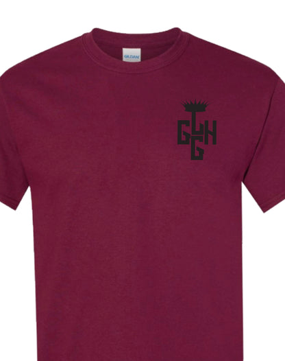 T-SHIRT - LOYAL-T (Maroon/Black)