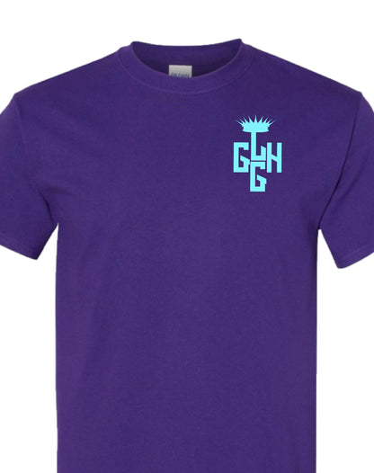 T-SHIRT - LOYAL-T (Purple/Teal)