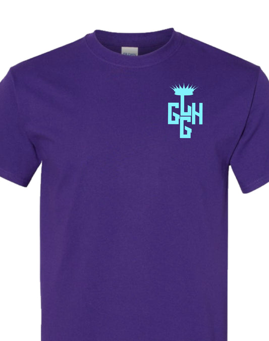 T-SHIRT - LOYAL-T (Purple/Teal)