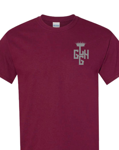 T-SHIRT - LOYAL-T (Maroon/Grey)