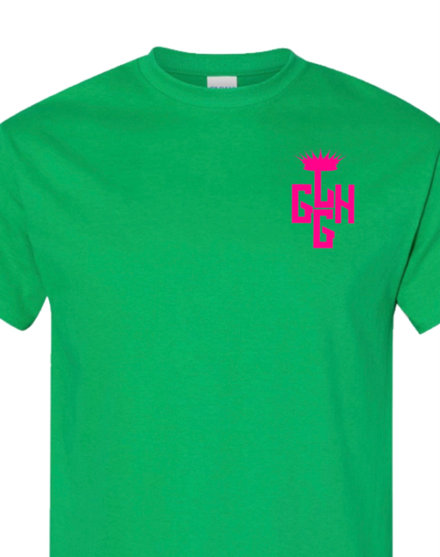 T-SHIRT LOYAL-T (Green/Hot Pink)