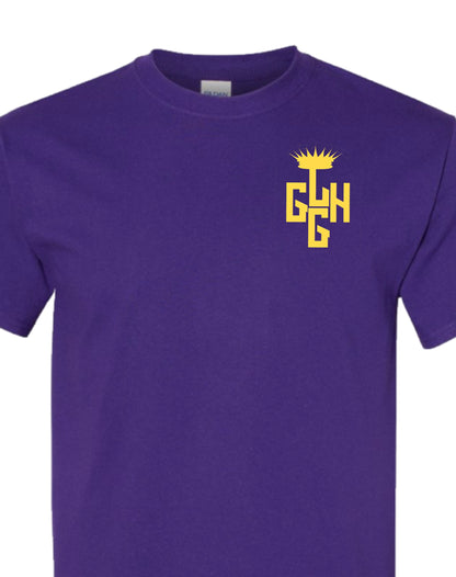 T-SHIRT - LOYAL-T (Purple/Yellow)