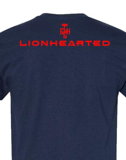 T-SHIRT - LOYAL-T (Navy/Red)