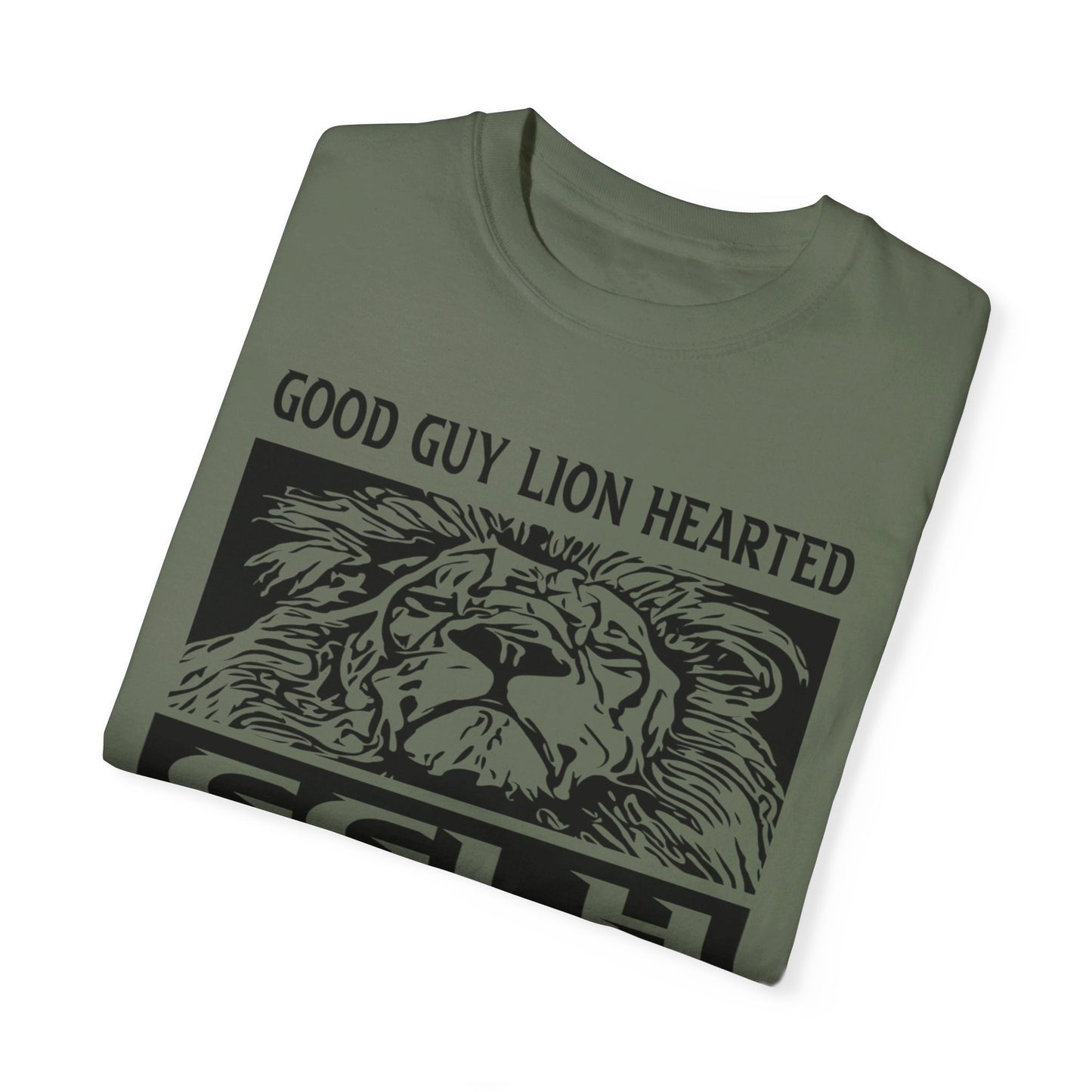 T-SHIRTS - CLASSIC LION  (Army Green/Black)