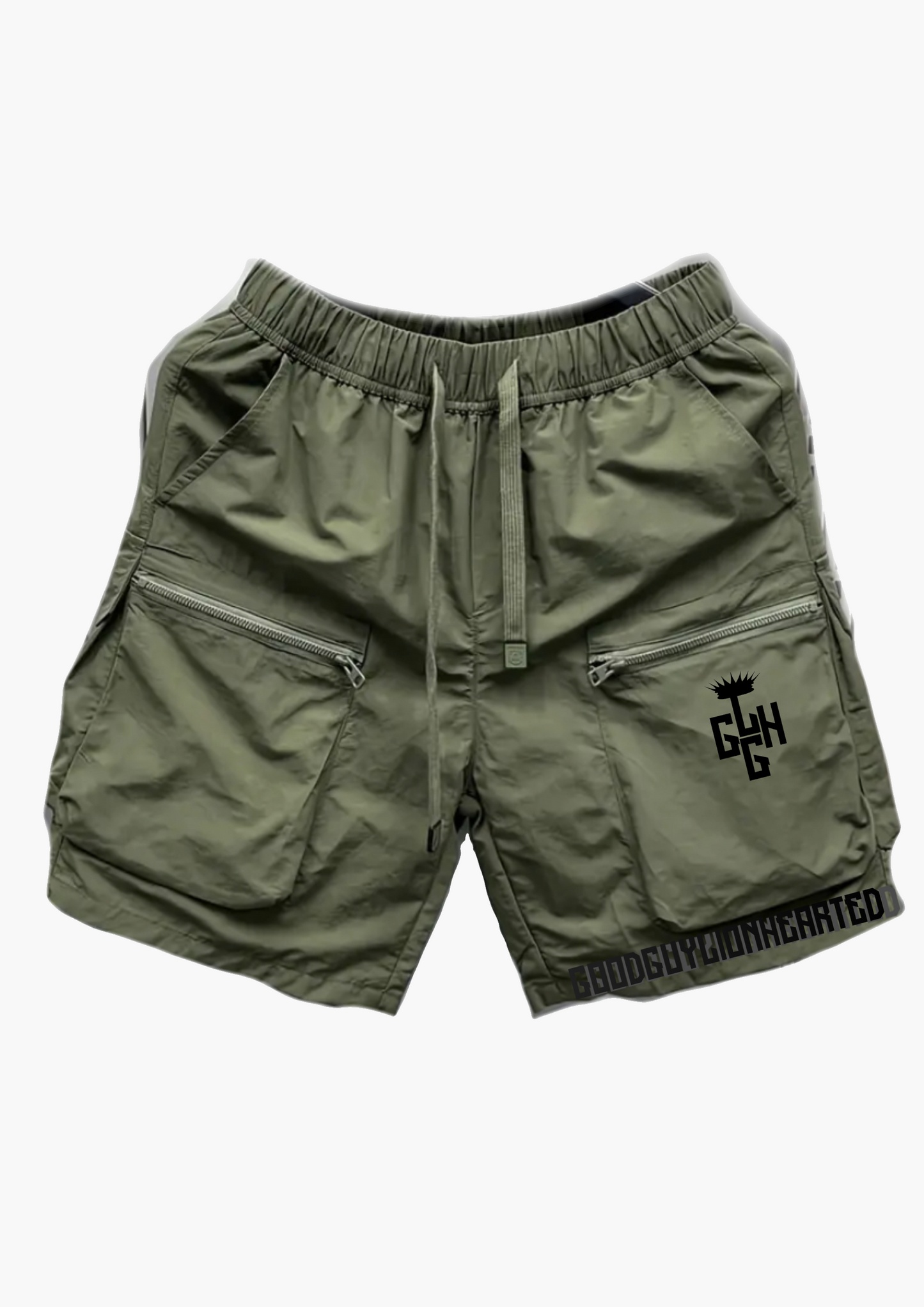 SHORTS - CARGO (Army Green/Black)