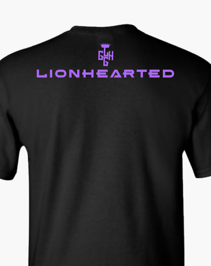 T-SHIRT - LOYAL-T (Black/Purple)