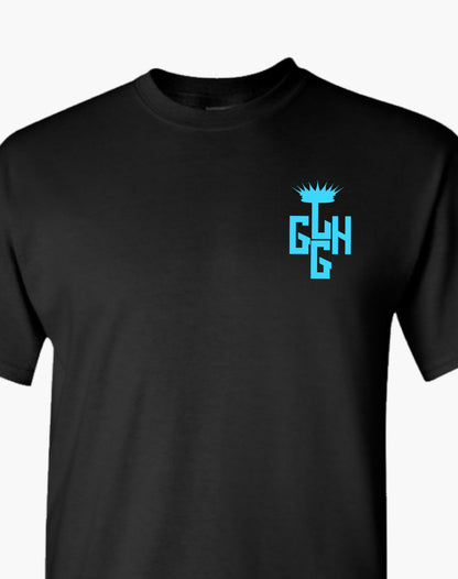 T-SHIRT - LOYAL-T (Black/Turquoise)