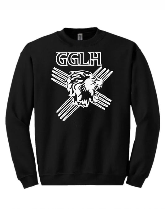 SWEATSHIRT - ROARING LION (Black/White)