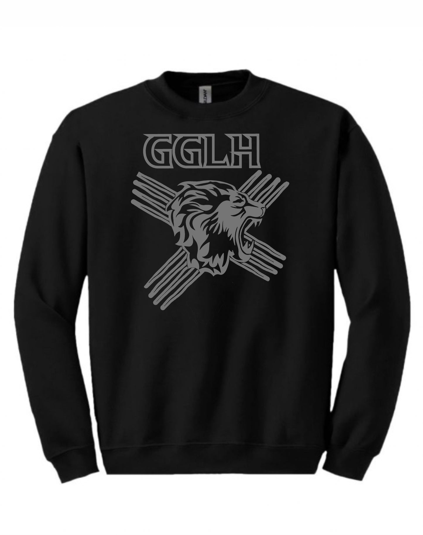 SWEATSHIRT - ROARING LION (Black/Gray)