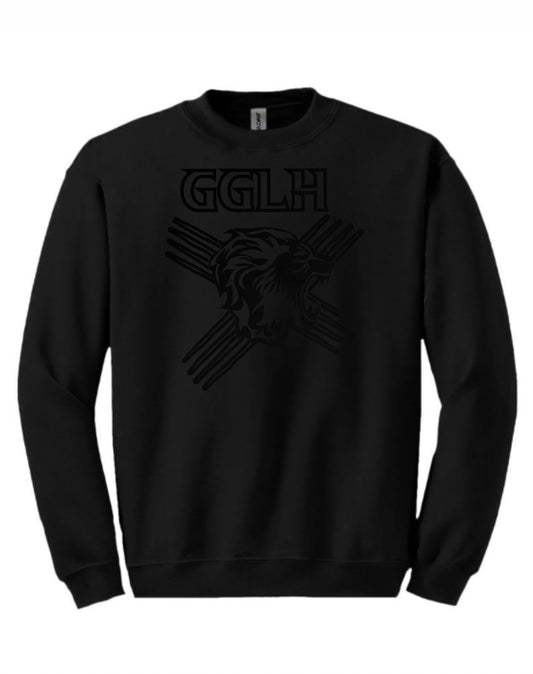 SWEATSHIRT - ROARING LION (Black/Black)