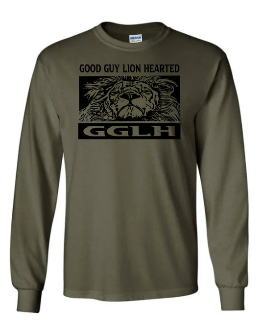 LONG SLEEVES - CLASSIC LION (Army Green/Black)