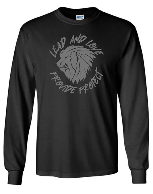 LONG SLEEVE - LEAD & LOVE (Black/Gray)