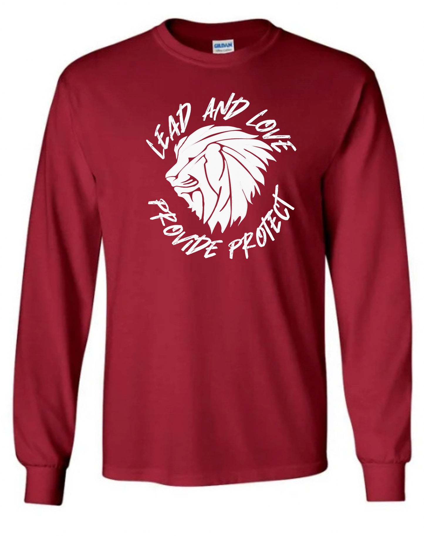 LONG SLEEVE - LEAD & LOVE (Maroon/White)