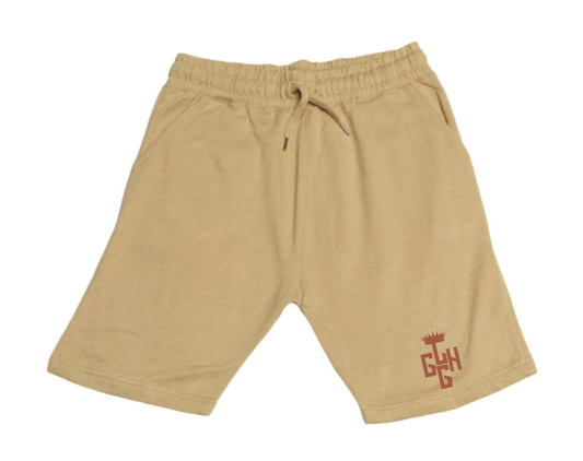 SHORTS - COTTON DRAWSTRING (Khaki/Brown)