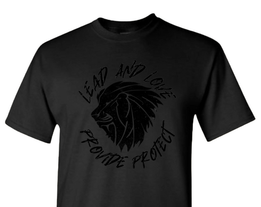 T-SHIRTS - Lead & Love (Black/Black)