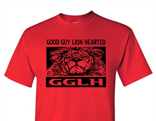 T-SHIRTS - CLASSIC LION (Red/Black)